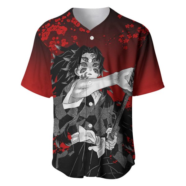 Kokushibo Baseball Jersey Demon Slayer For Men and Women Jezsport.com