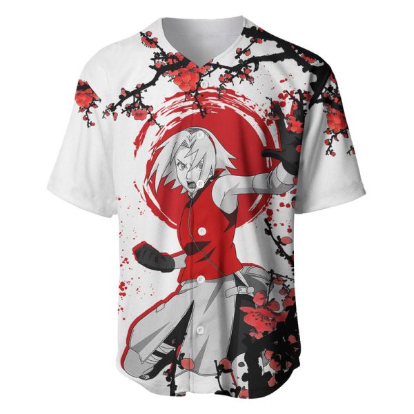 Haruno Sakura - Japan Style Anime Baseball Jersey Jezsport.com