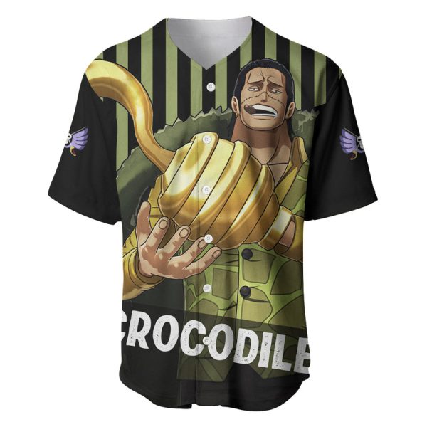 Crocodile - One Piece Baseball Jersey For Men and Women Jezsport.com