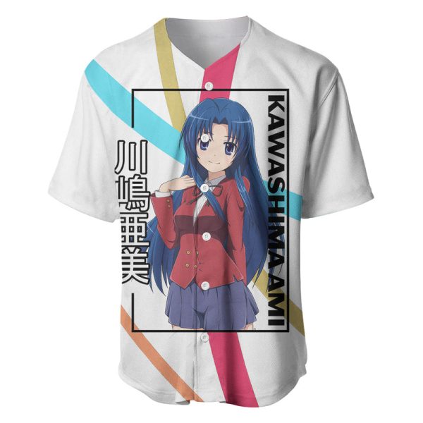 Kawashima Ami Baseball Jersey Toradora Anime Style For Men and Women Jezsport.com