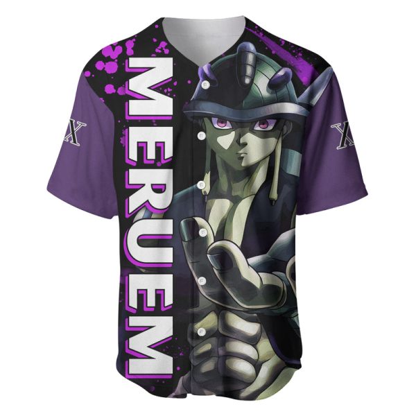 Meruem Baseball Jersey Hunter X Hunter For Men and Women Jezsport.com