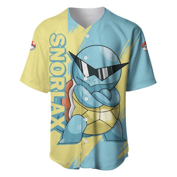 Squirtle - Anime Pokemon Baseball Jersey For Men and Women Jezsport.com