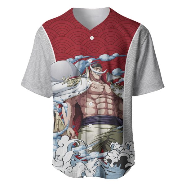 Edward Newgate - One Piece Baseball Jersey Anime Mix Japan Pattern Style For Men and Women Jezsport.com