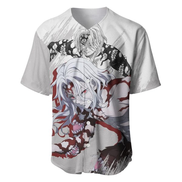 Muzan Kibutsuji Baseball Jersey Demon Slayer For Men and Women Jezsport.com