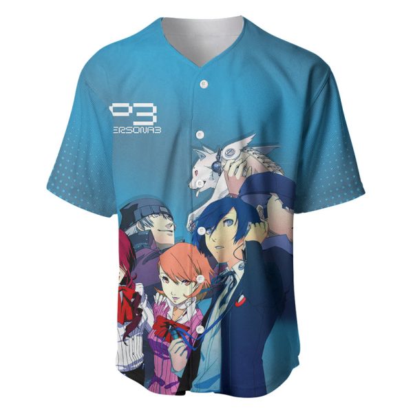 Persona 3 Team Baseball Jersey For Men and Women Jezsport.com