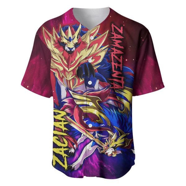 Zamazenta And Zacian - Pokemon Baseball Jersey Anime Style For Men and Women Jezsport.com