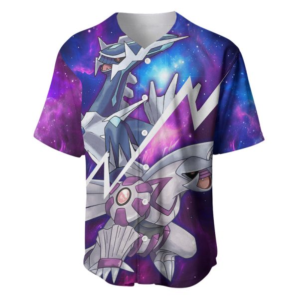 Dialga And Palkia - Pokemon Baseball Jersey Anime Style For Men and Women Jezsport.com