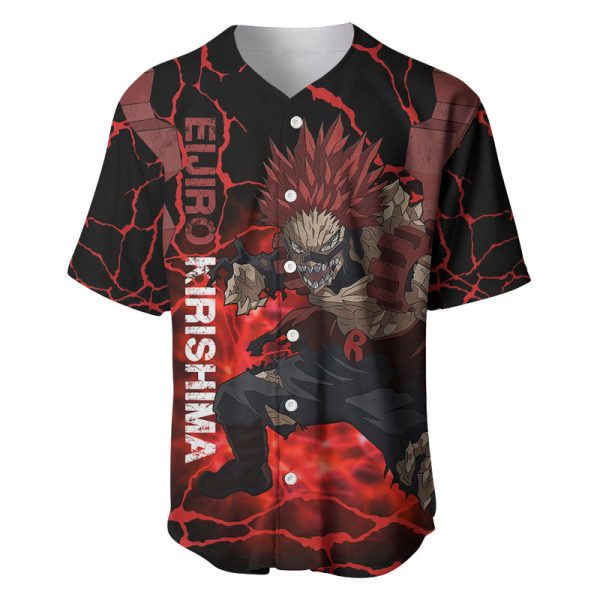 Eijirou Red Riot - My Hero Acacdemia Baseball Jersey Anime Style For Men and Women Jezsport.com