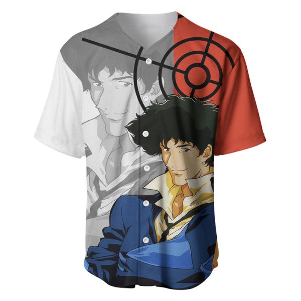 Spike Spiegel Cowboy Bebop Baseball Jersey Anime Style For Men and Women Jezsport.com