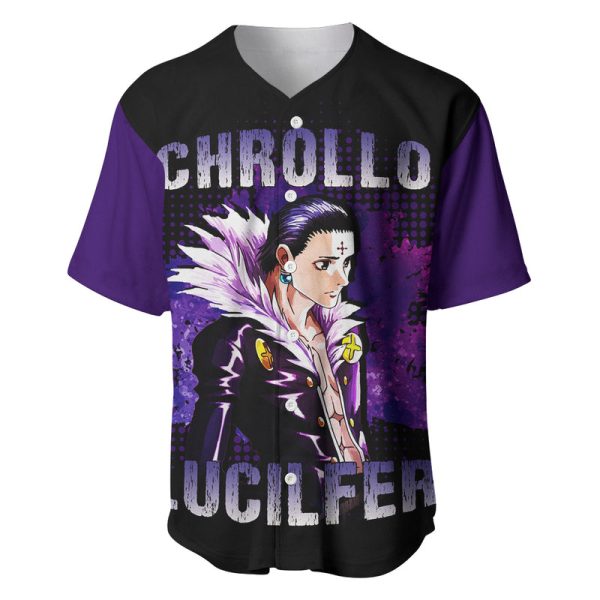 Chrollo Lucilfer Baseball Jersey Hunter X Hunter For Men and Women Jezsport.com