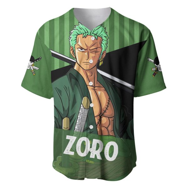 Roronoa Zoro - One Piece Baseball Jersey For Men and Women Jezsport.com