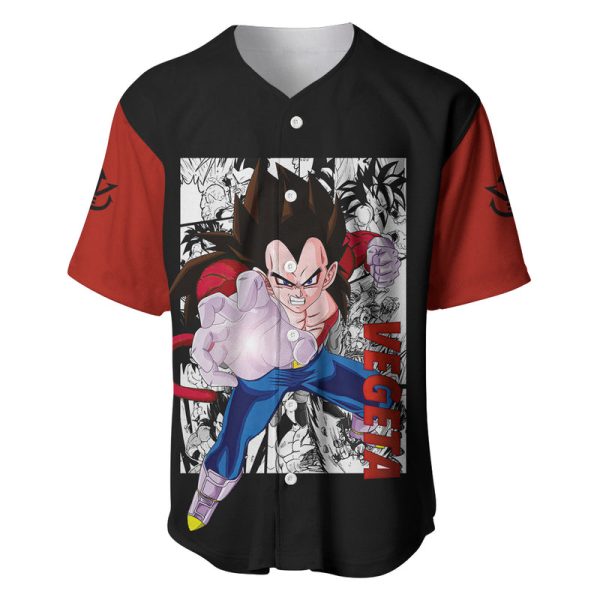 Vegeta Super Saiyan 4 Anime - Manga Baseball Jersey For Men and Women Jezsport.com