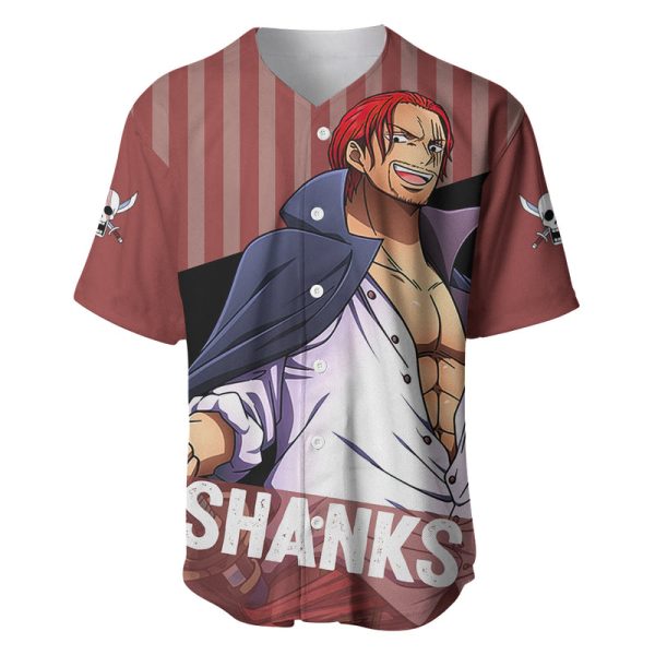 Shanks Red-Haired - Yonko One Piece Baseball Jersey For Men and Women Jezsport.com