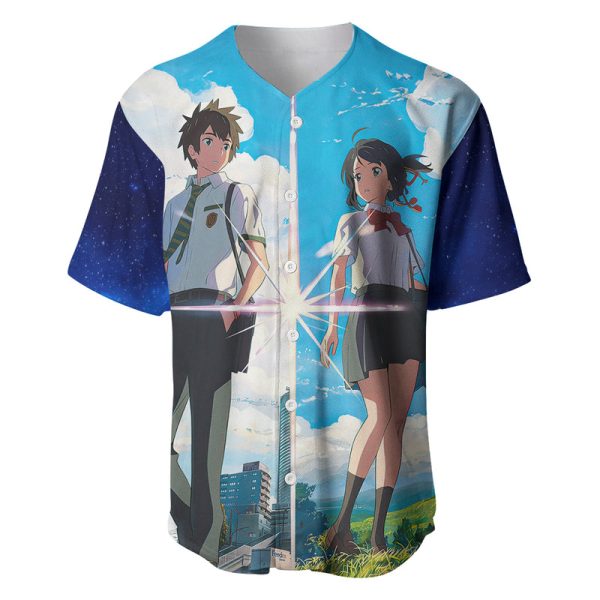 Your Name Hoodie Kimi no Na wa Baseball Jersey Anime Style For Men and Women Jezsport.com