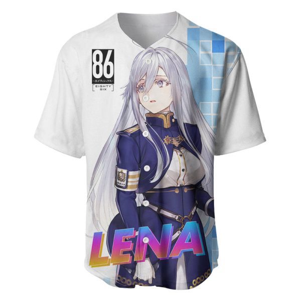 Lena Vladilena Milize Baseball Jersey Anime Style For Men and Women Jezsport.com