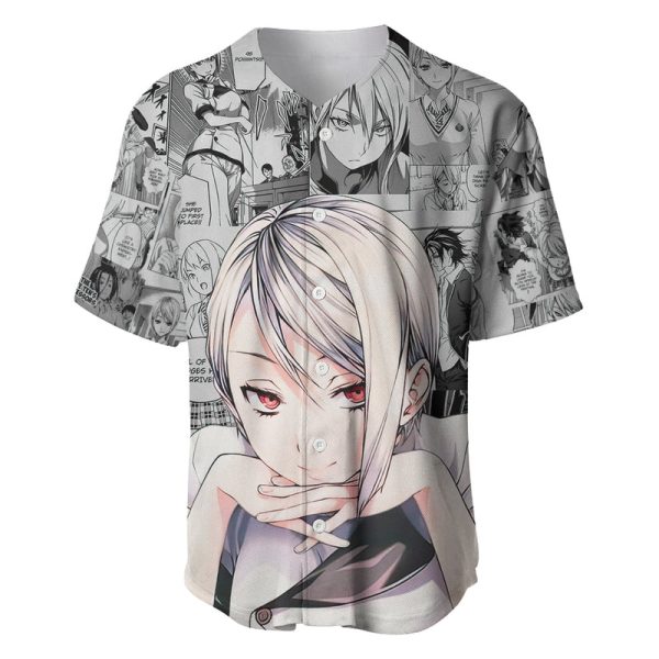 Shokugeki no Soma Baseball Jersey Nakiri Alice Anime For Men and Women Jezsport.com