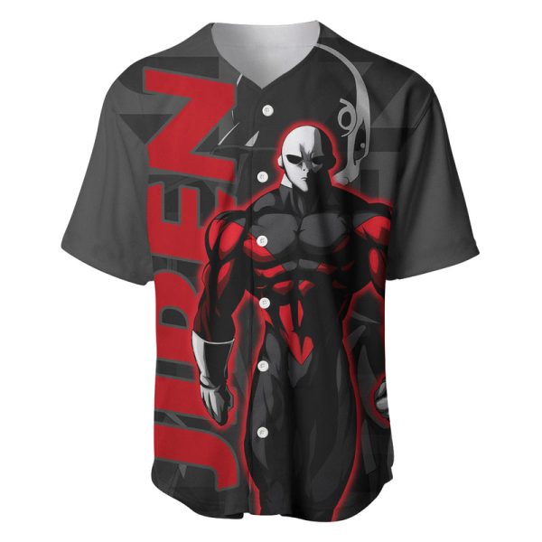 Jiren Dragon Ball Baseball Jersey Anime Mix Text Pattern Abstract Style For Men and Women Jezsport.com