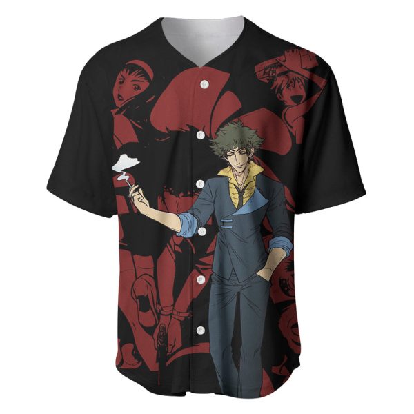 Bebop - Cowboy Bebop Baseball Jersey Anime Mix Manga Style For Men and Women Jezsport.com