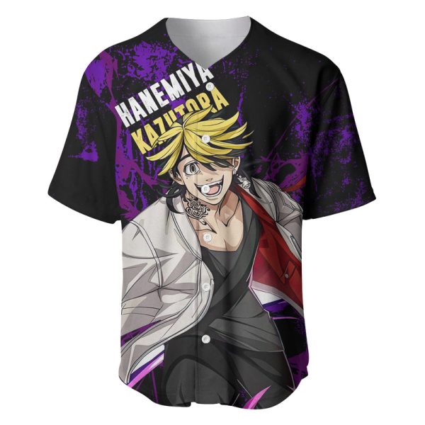 Hanemiya Kazutora Baseball Jersey Anime Style For Men and Women Jezsport.com