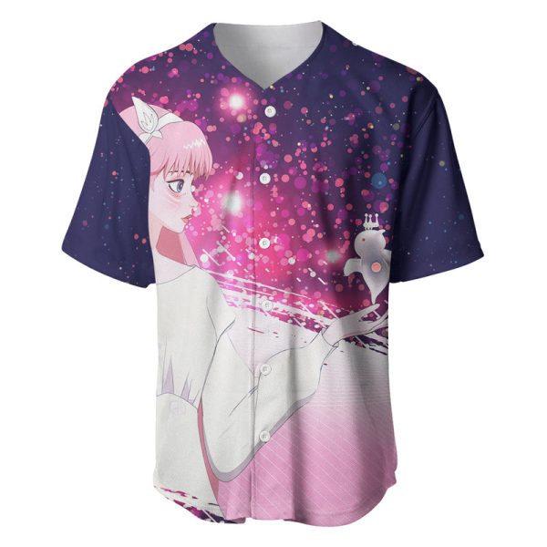 Ryuu to Sobakasu no Hime Naitou Suzu Belle Baseball Jersey Anime Style For Men and Women Jezsport.com