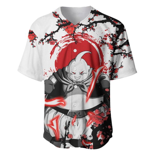 Majin Buu - Japan Style Anime Baseball Jersey For Men and Women Jezsport.com