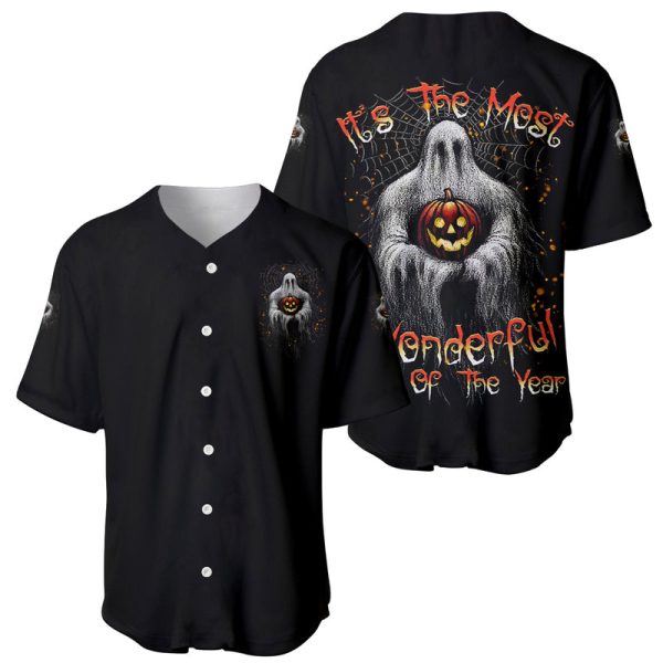 It's The Most Wonderful Time Halloween Baseball Jersey For Men and Women Jezsport.com