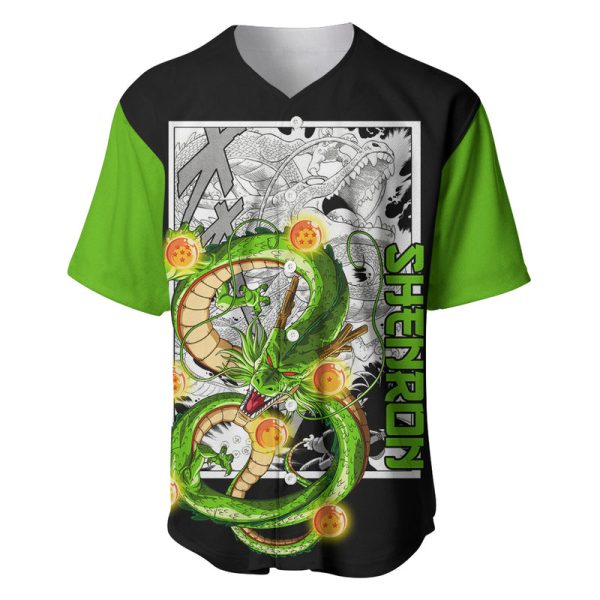 Shenron Baseball Jersey Dragon Ball Mix Anime Manga For Men and Women Jezsport.com