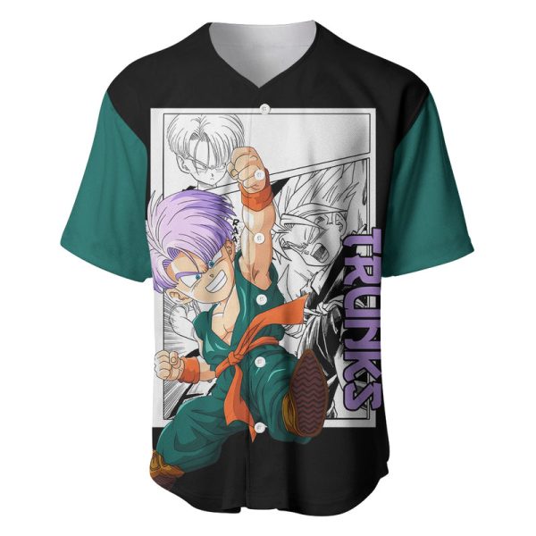 Trunks Kid Baseball Jersey Dragon Ball For Men and Women Jezsport.com