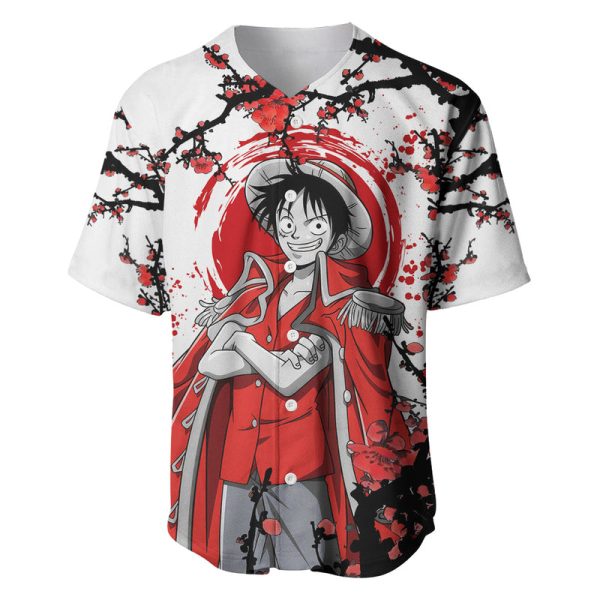 Luffy Pirate King - Japan Style Baseball Jersey For Men and Women Jezsport.com