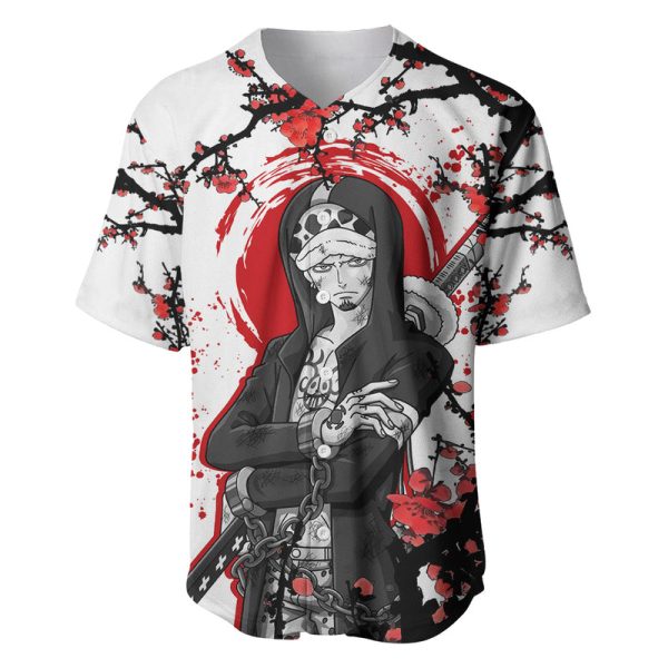 Trafalgar D Law - Japan Style Anime Baseball Jersey For Men and Women Jezsport.com