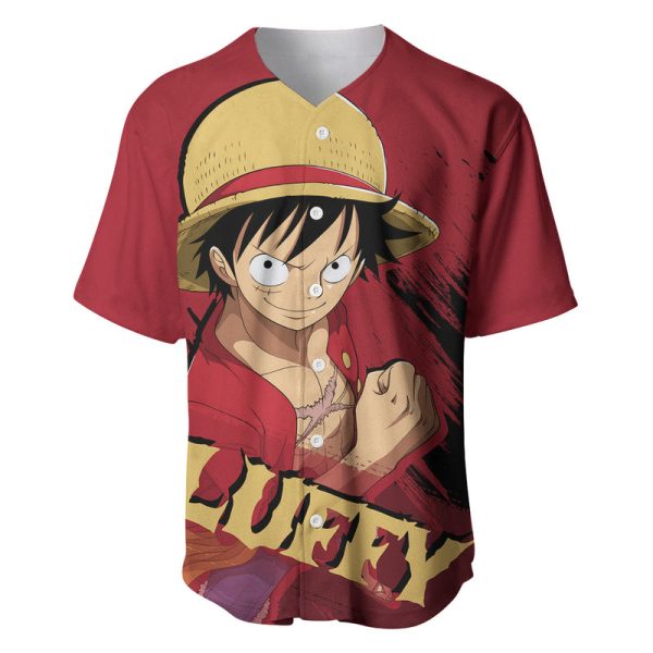 Monkey D Luffy - One Piece Anime Baseball Jersey For Men and Women Jezsport.com