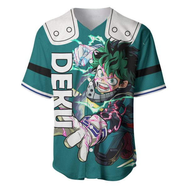 Izuku Midoriya Baseball Jersey For Men and Women Jezsport.com