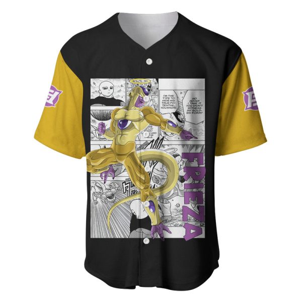 Golden Frieza - Anime Manga Baseball Jersey For Men and Women Jezsport.com