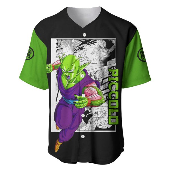 Piccolo Baseball Jersey Dragon Ball Anime Mix Manga For Men and Women Jezsport.com