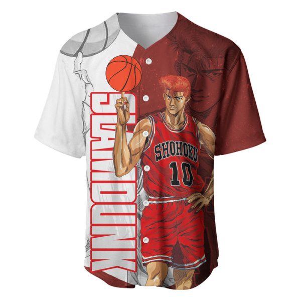 Number 10 Of Sohoku - Slamdunk Baseball Jersey Anime Mix Manga Style For Men and Women Jezsport.com