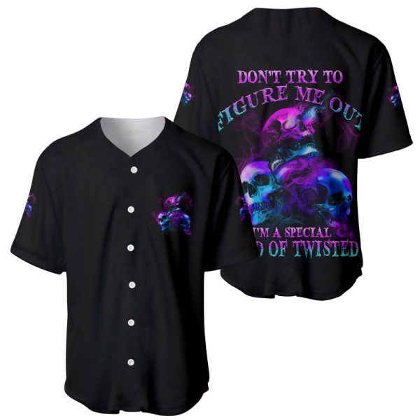 Don't Try To Figure Me Out Baseball Jersey For Men and Women Jezsport.com