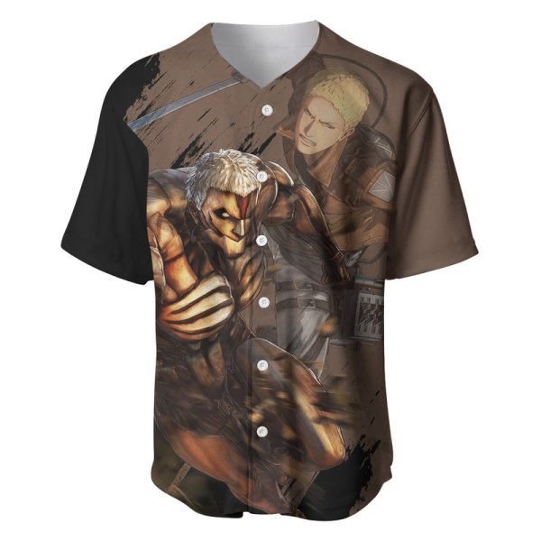 Armored Titan Baseball Jersey Attack On Titan For Men and Women Jezsport.com