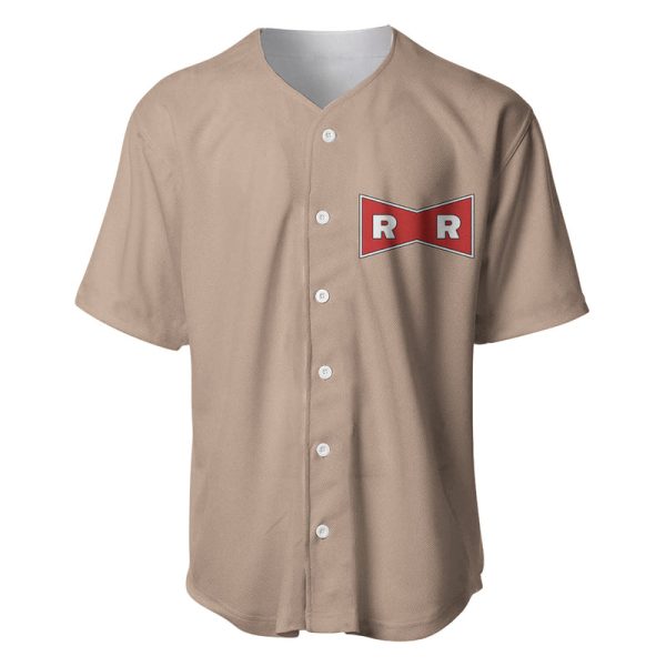 Red Ribbon Army Baseball Jersey For Men and Women Jezsport.com