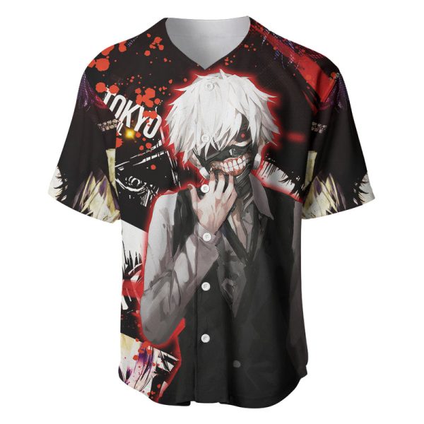 Ken Kaneki Baseball Jersey Tokyo Ghoul For Men and Women Jezsport.com