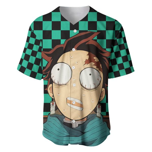 Kimetsu Tanjro Demon Slayer Baseball Jersey Anime Style For Men and Women Jezsport.com