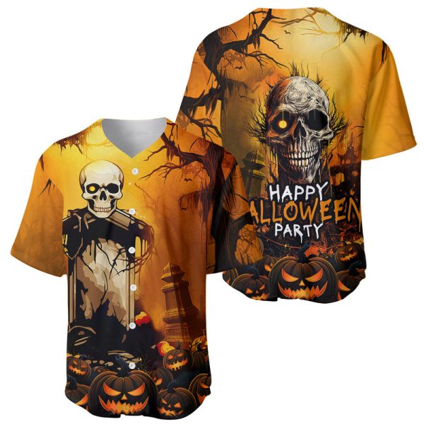 Happy Halloween Party Baseball Jersey For Men and Women Jezsport.com