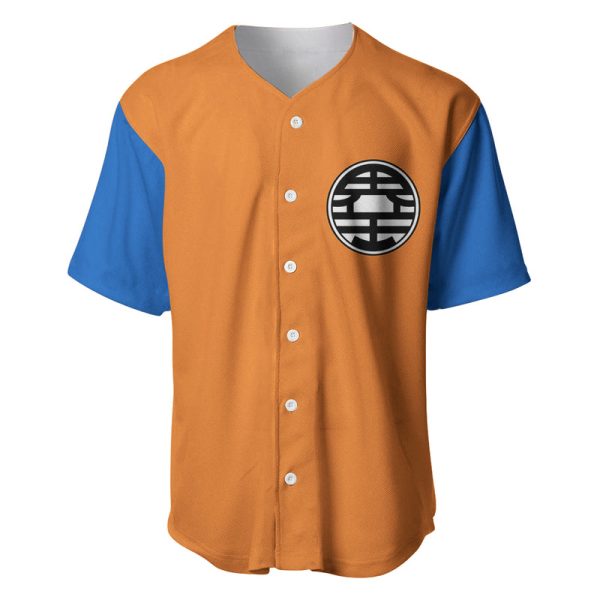 Goku King Kai Baseball Jersey Dragon Ball For Men and Women Jezsport.com