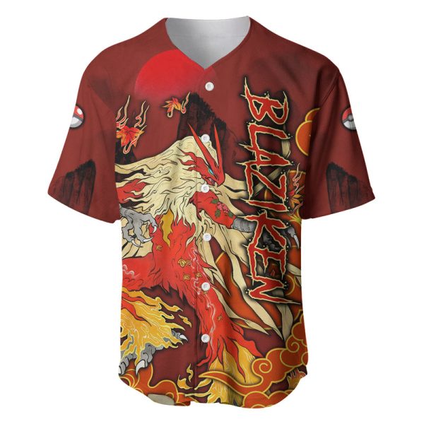 Blaziken - Pokemon Baseball Jersey Anime Japan Art Style For Men and Women Jezsport.com