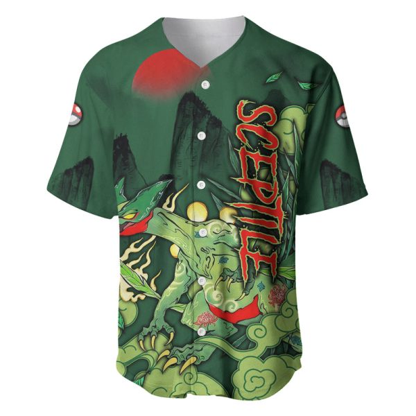 Sceptile - Pokemon Baseball Jersey Anime Japan Art Style For Men and Women Jezsport.com