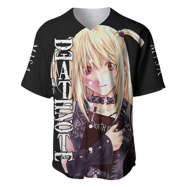 Misa Amane Baseball Jersey For Men and Women Jezsport.com