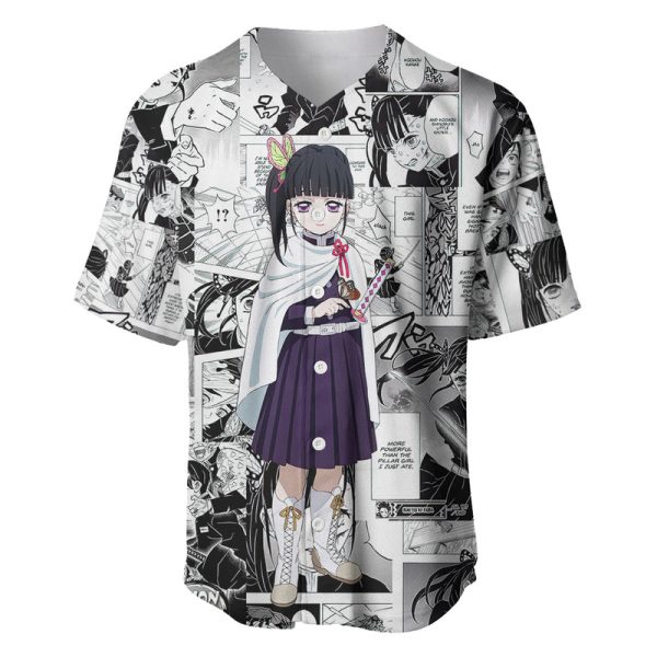 Kanao Tsuyuri Demon Slayer Baseball Jersey Anime Mix Manga Style For Men and Women Jezsport.com