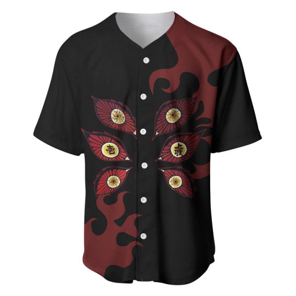 Kokushibou - Demon Slayer Baseball Jersey Anime Style For Men and Women Jezsport.com