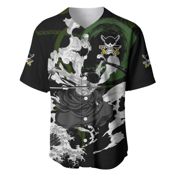 Zoronoa Zoro - One Piece Baseball Jersey Anime Japan Style For Men and Women Jezsport.com