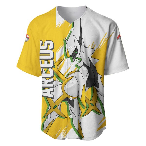 Arceus - Pokemon Baseball Jersey Anime Japan Art Style For Men and Women Jezsport.com