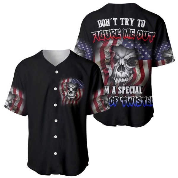 Don't Try To Figure Me Out Baseball Jersey For Men and Women Jezsport.com